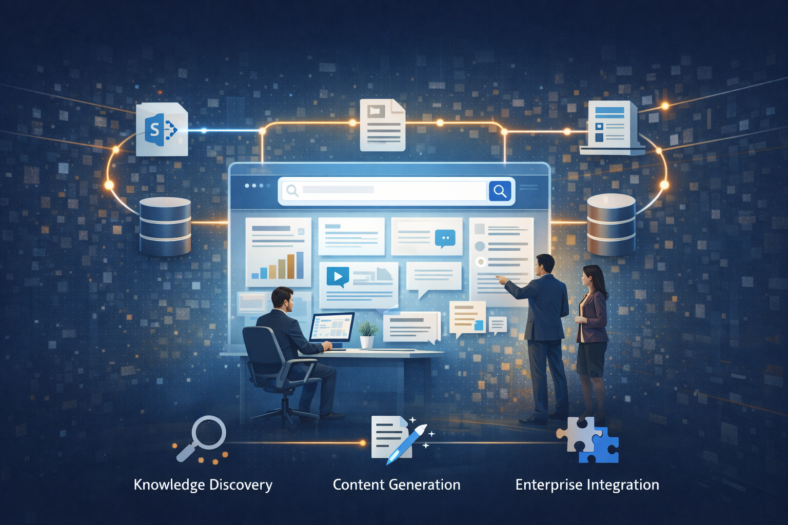 Intelligent Knowledge Discovery and Content Generation Platform